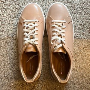 Clarks Unstructured Women’s Leather Sneakers / Pink / 10M